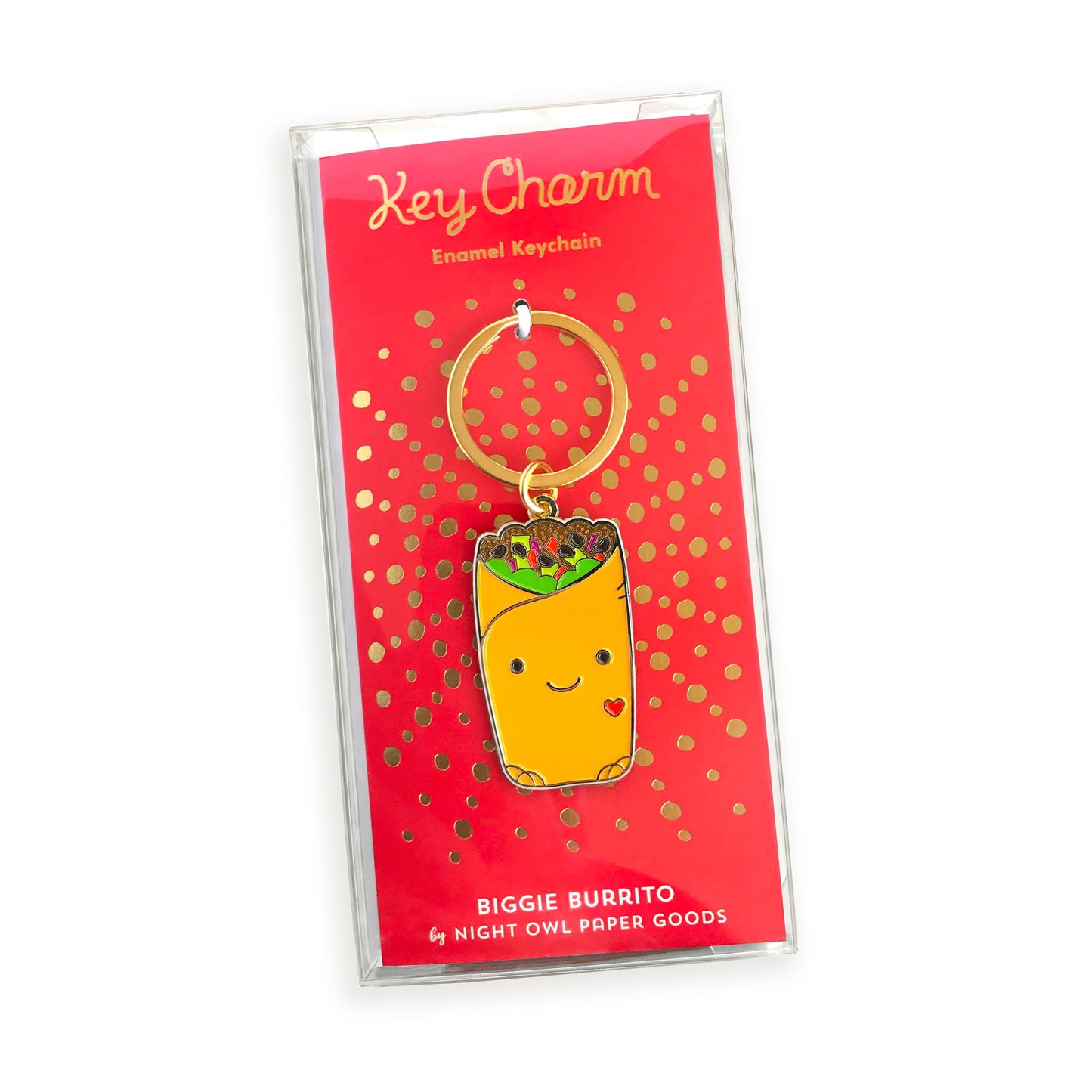 Biggie Burrito Enamel Keychain