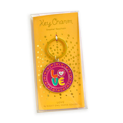 Love Enamel Keychain