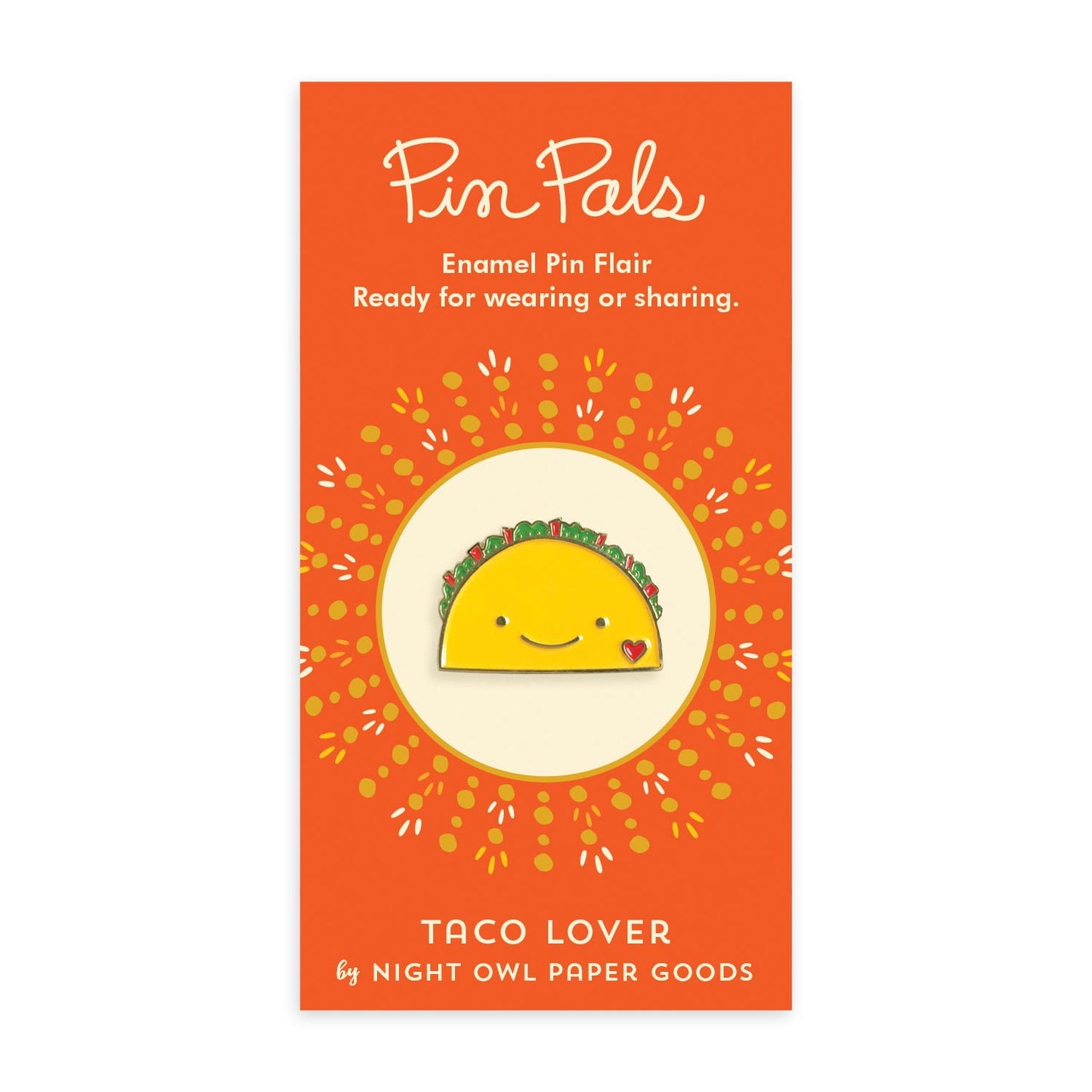 Taco Lover Enamel Pin