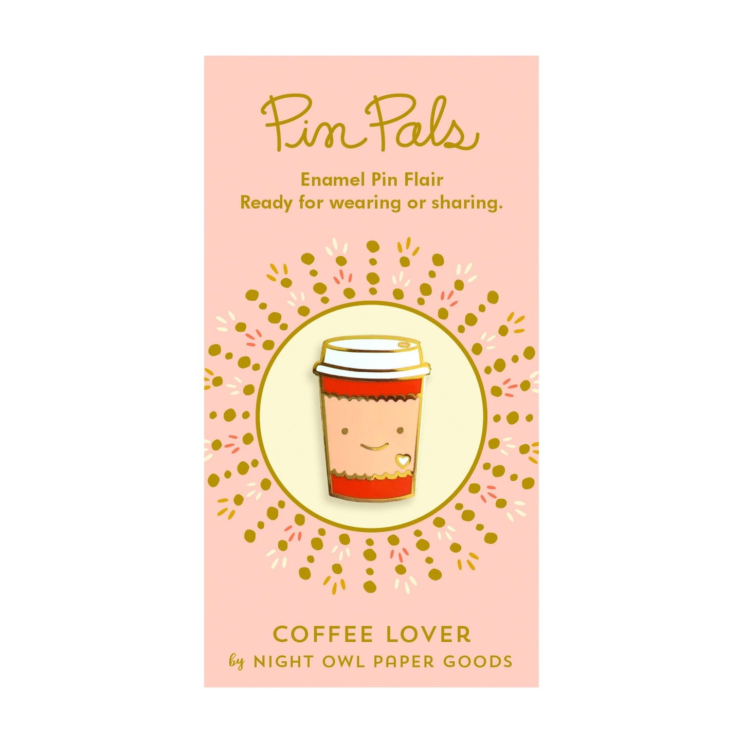 Coffee Lover Enamel Pin