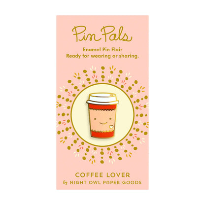 Coffee Lover Enamel Pin