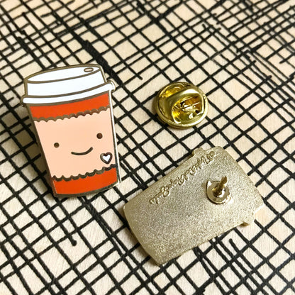 Coffee Lover Enamel Pin