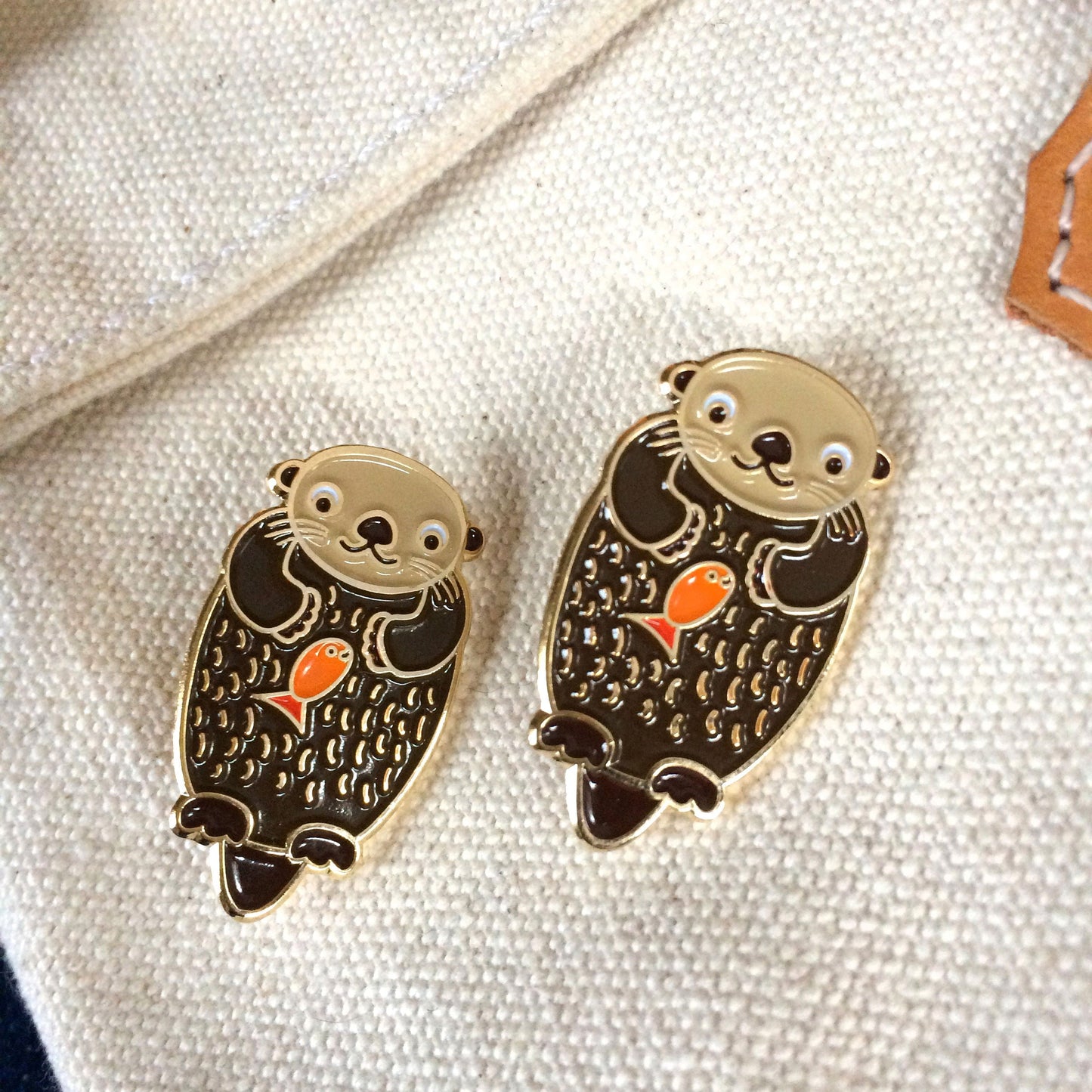 Otter Enamel Pin