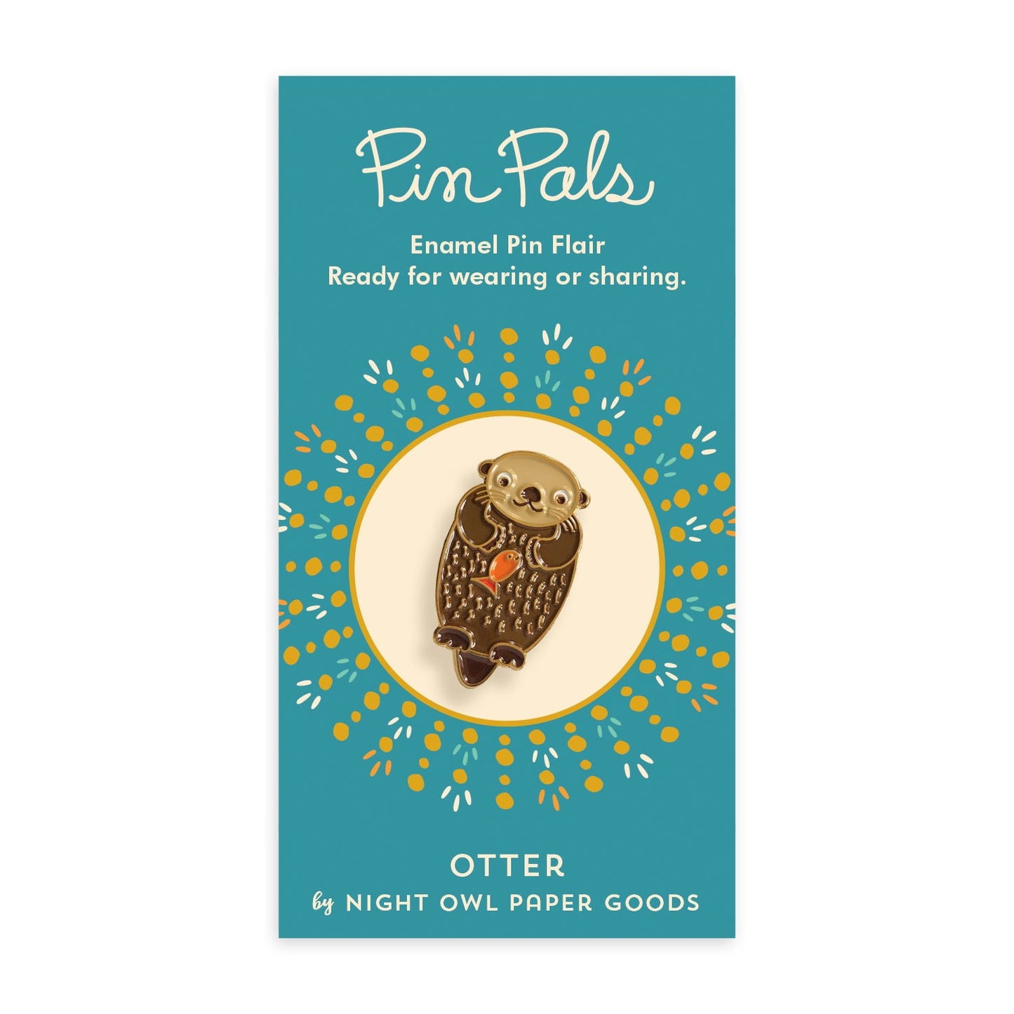 Otter Enamel Pin