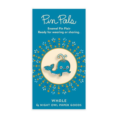 Whale Enamel Pin