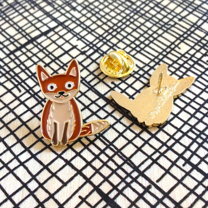 Fox Enamel Pin