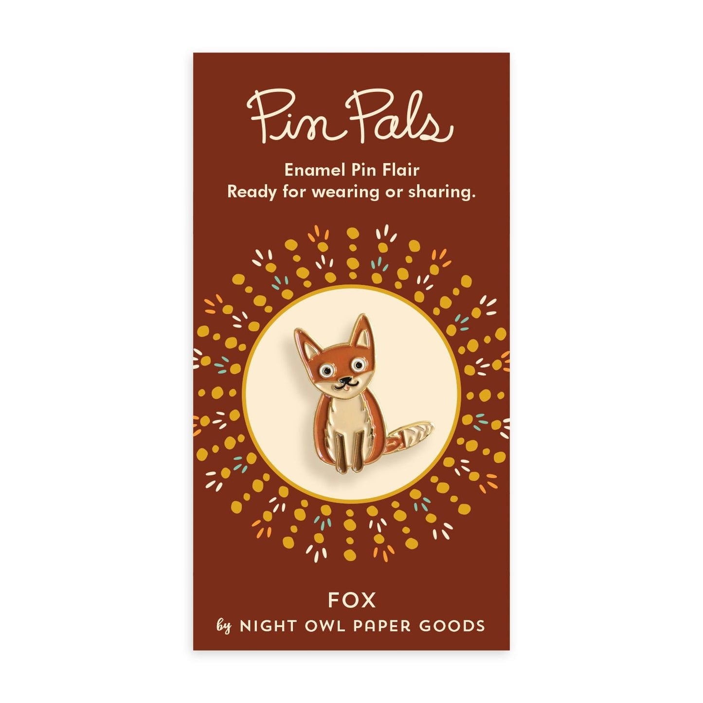Fox Enamel Pin