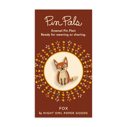 Fox Enamel Pin