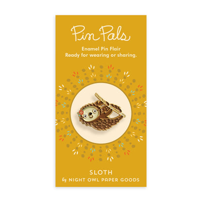 Sloth Enamel Pin