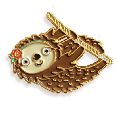 Sloth Enamel Pin