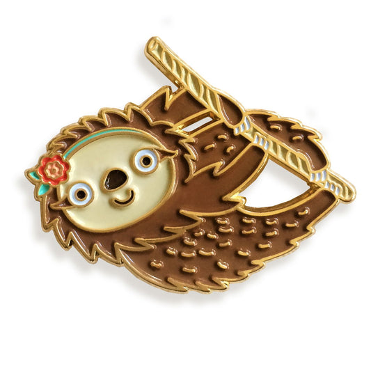 Sloth Enamel Pin