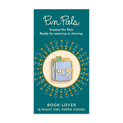 Book Lover Enamel Pin
