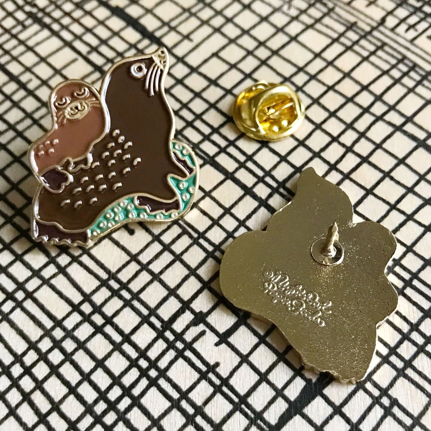 Sea Lions Enamel Pin