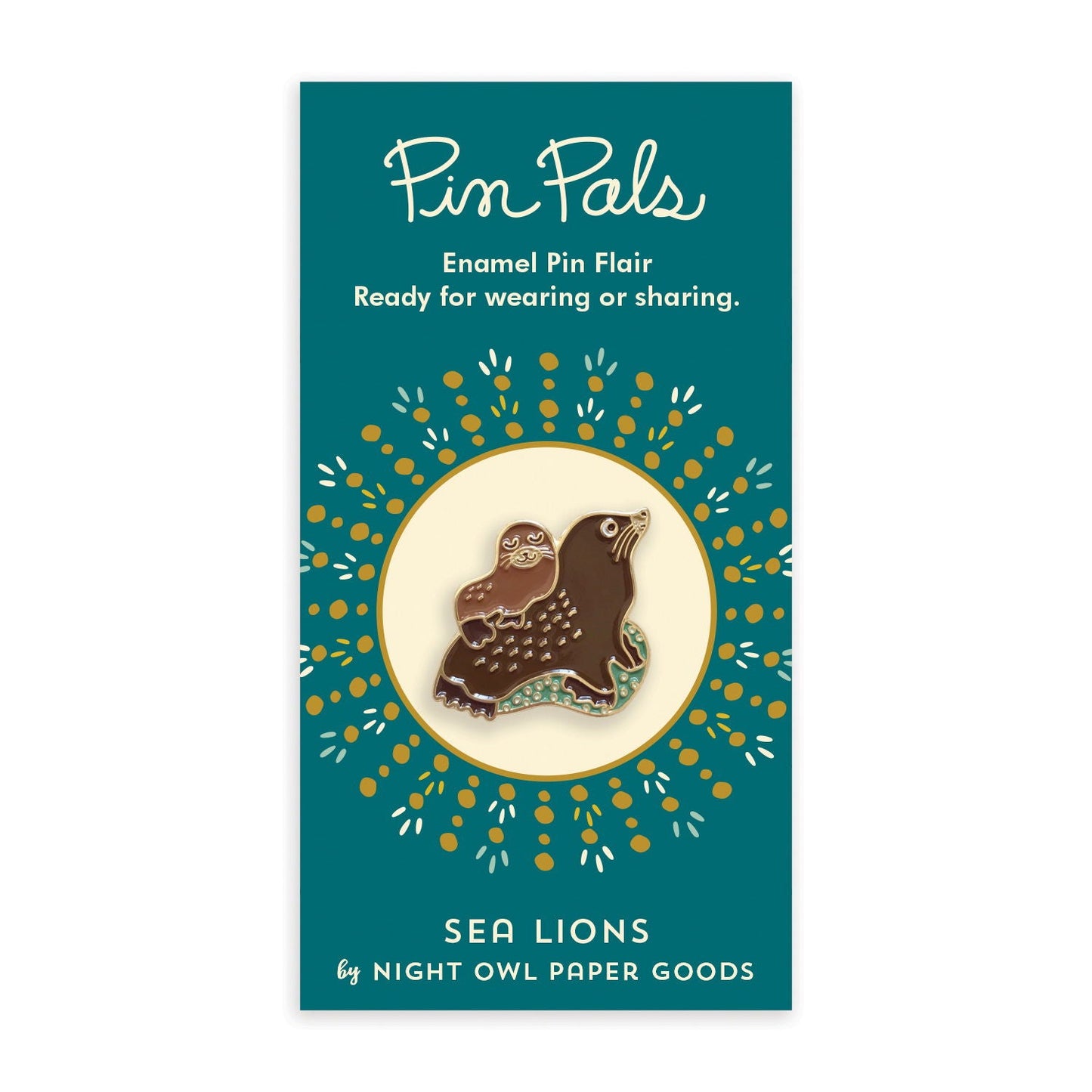 Sea Lions Enamel Pin