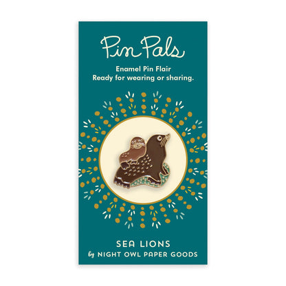 Sea Lions Enamel Pin