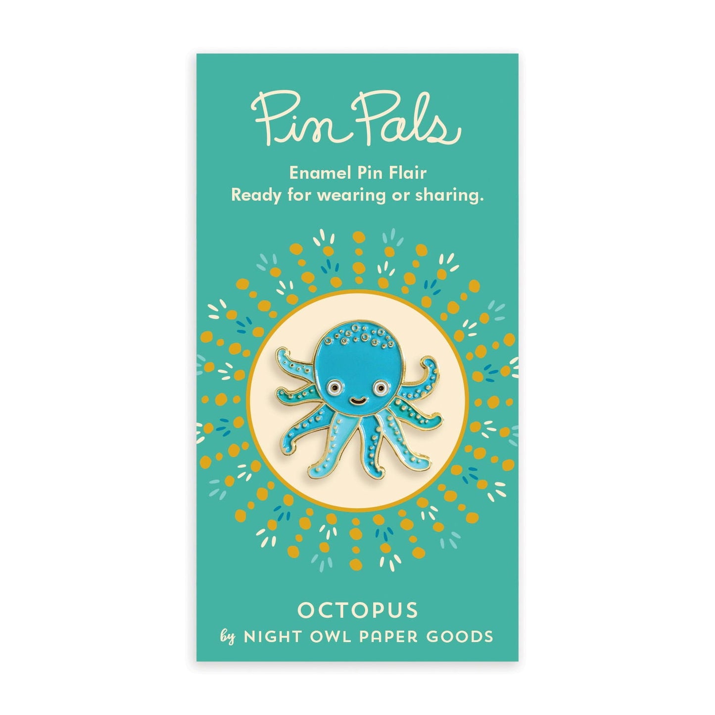 Octopus Enamel Pin
