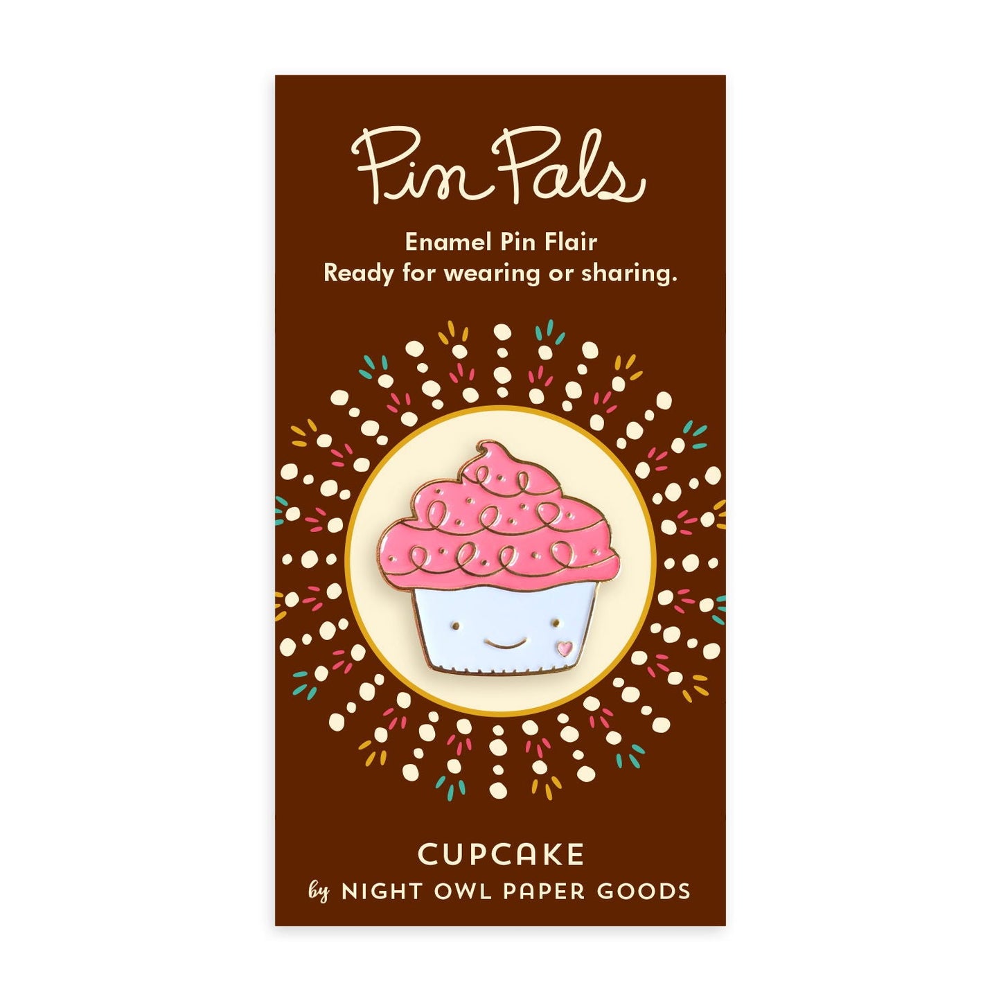 Cupcake Enamel Pin