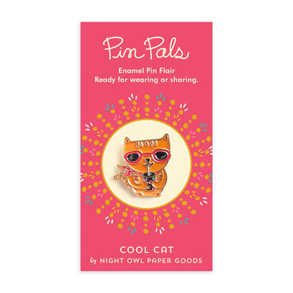 Cool Cat Enamel Pin