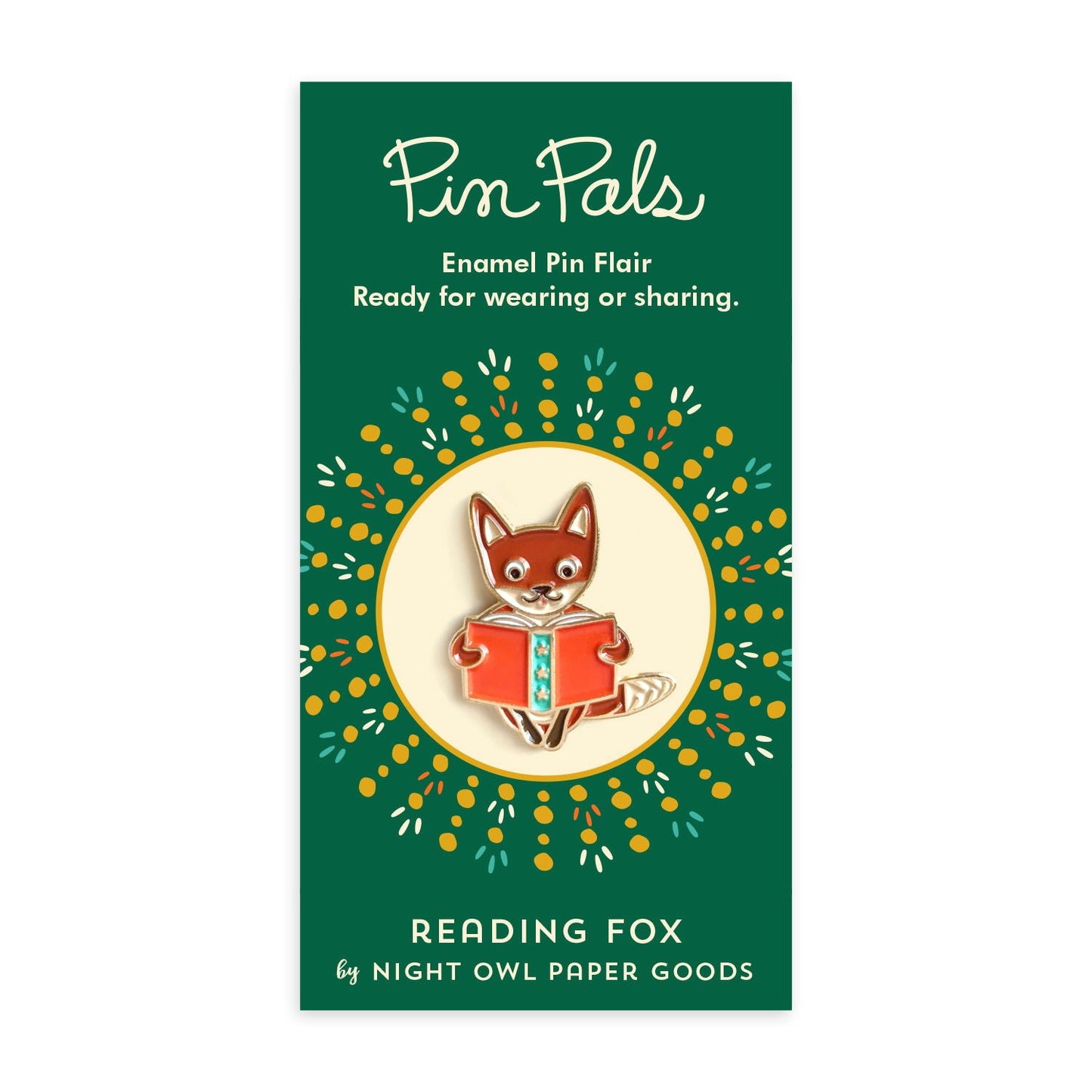 Reading Fox Enamel Pin