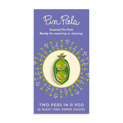 Two Peas in a Pod Enamel Pin