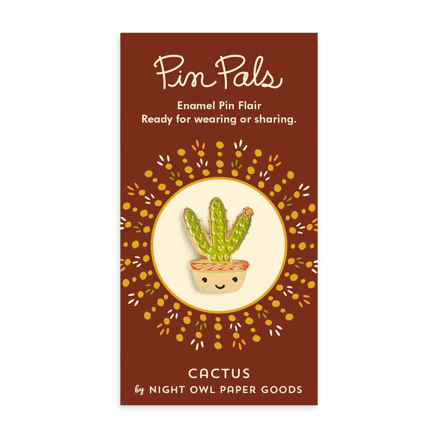 Cactus Enamel Pin