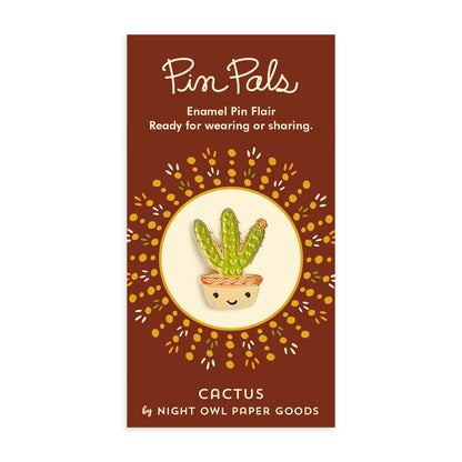 Cactus Enamel Pin