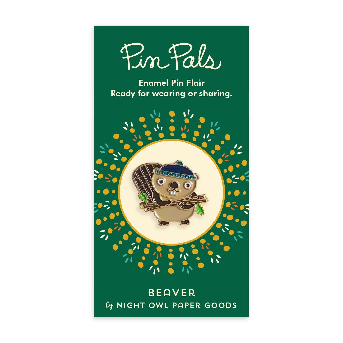 Beaver Enamel Pin