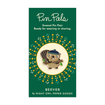 Beaver Enamel Pin