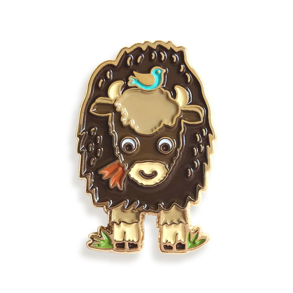 Bison Enamel Pin