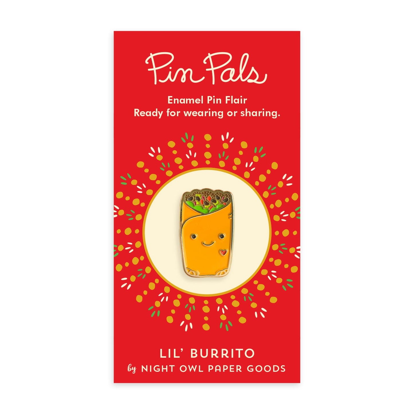 Lil' Burrito Enamel Pin