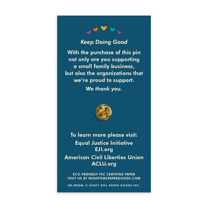 Unity Blue Enamel Pin