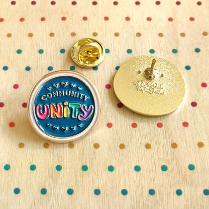 Unity Blue Enamel Pin