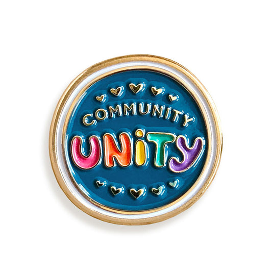 Unity Blue Enamel Pin