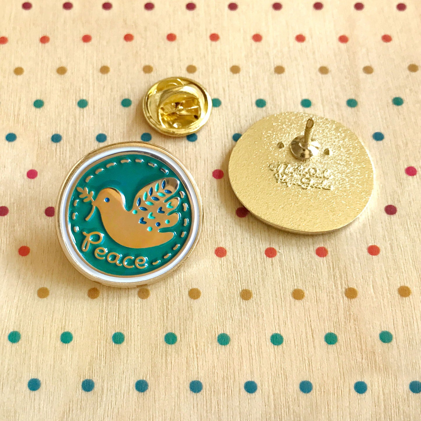 Peace Dove Enamel Pin