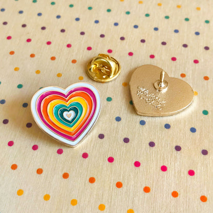 Radiant Heart Enamel Pin