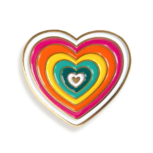 Radiant Heart Enamel Pin
