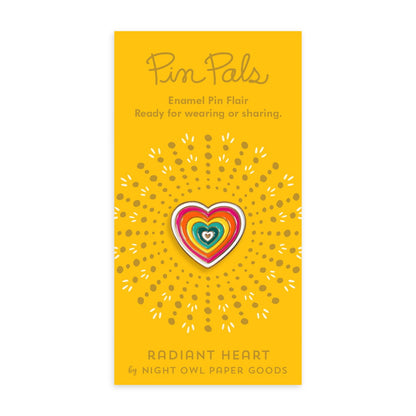 Radiant Heart Enamel Pin