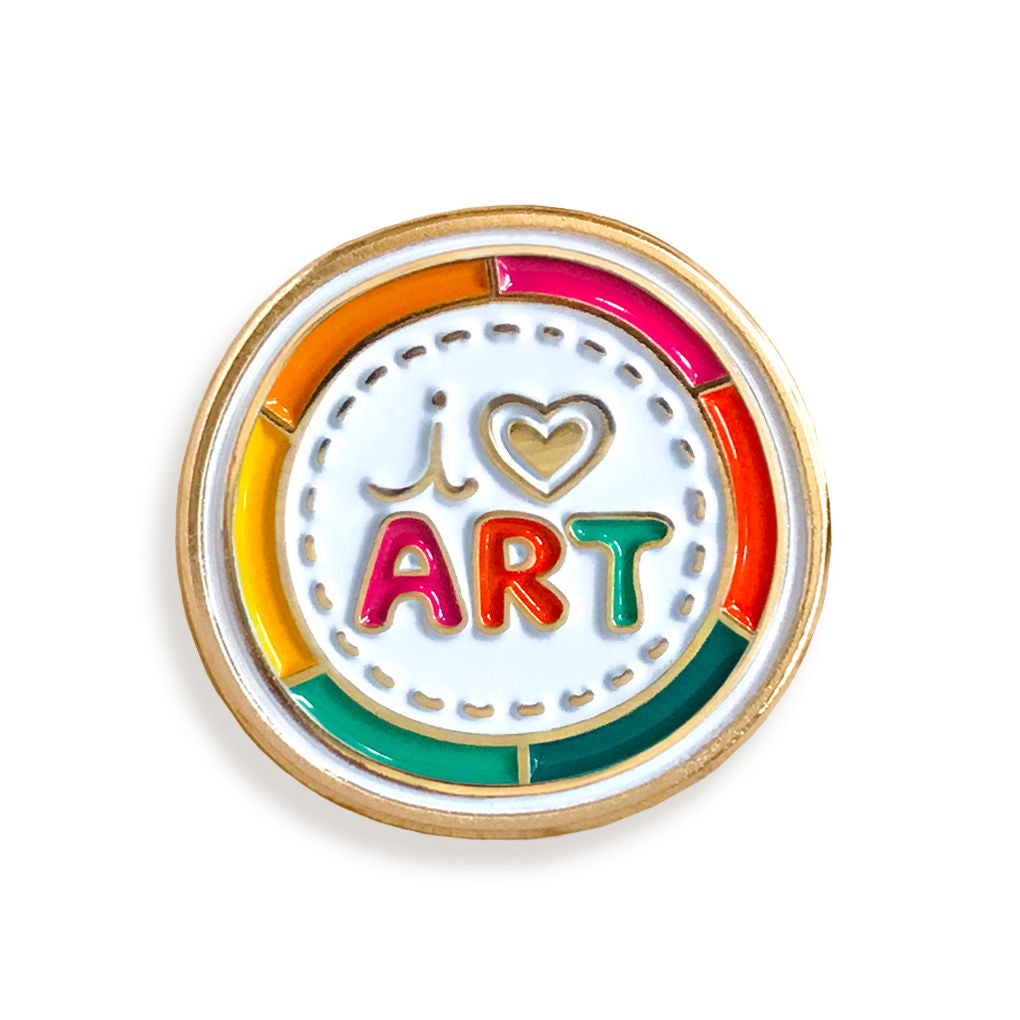 Love Art Enamel Pin