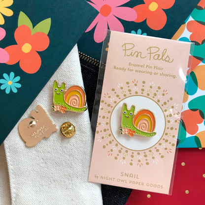 Snail Enamel Pin