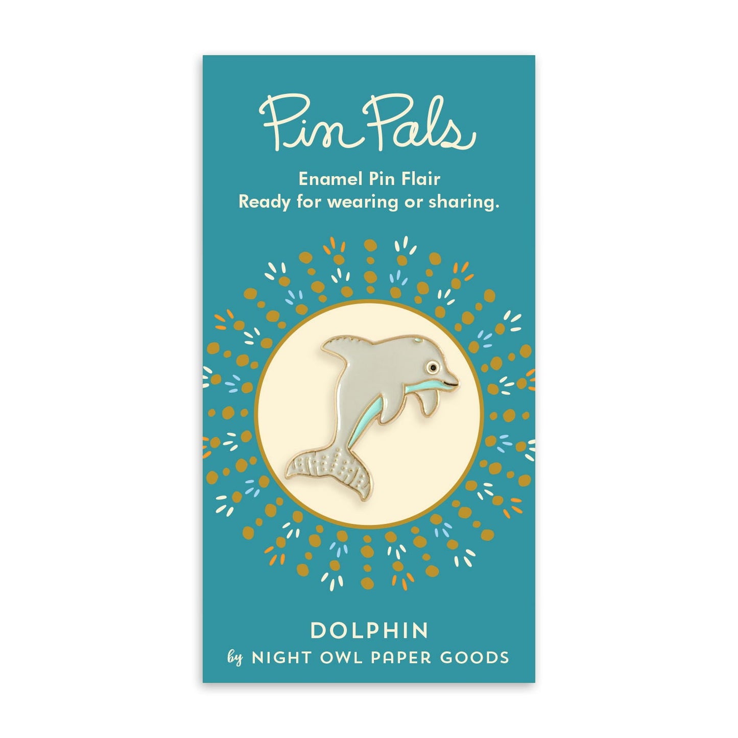 Dolphin Enamel Pin