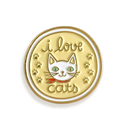 Love Cats Enamel Pin