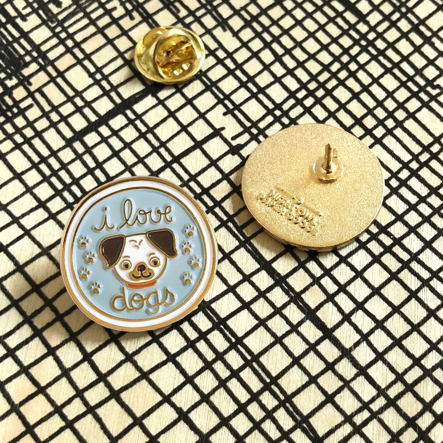 Love Dogs Enamel Pin