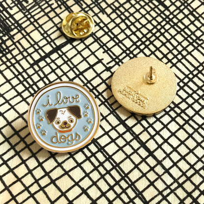 Love Dogs Enamel Pin
