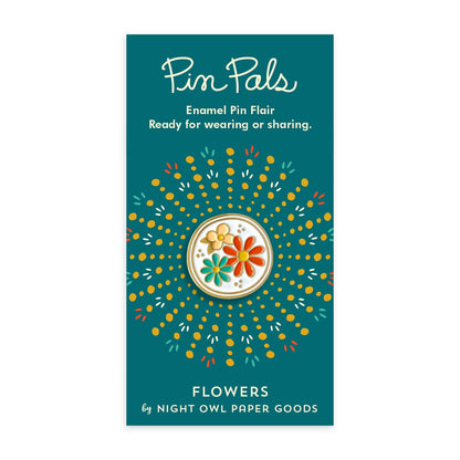 Flowers Enamel Pin