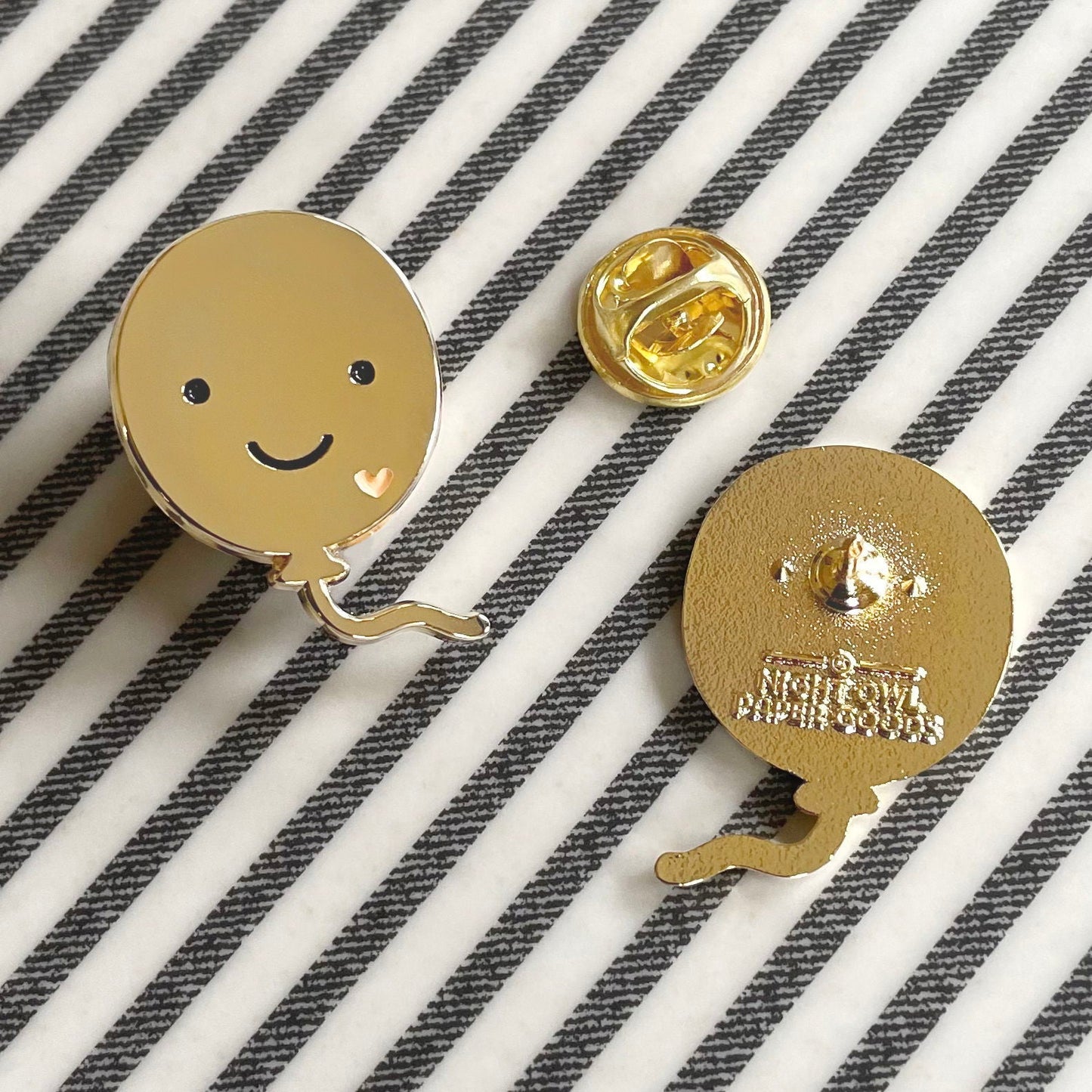 Happy Balloon Enamel Pin