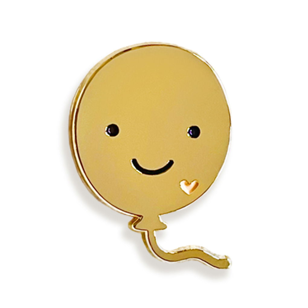 Happy Balloon Enamel Pin