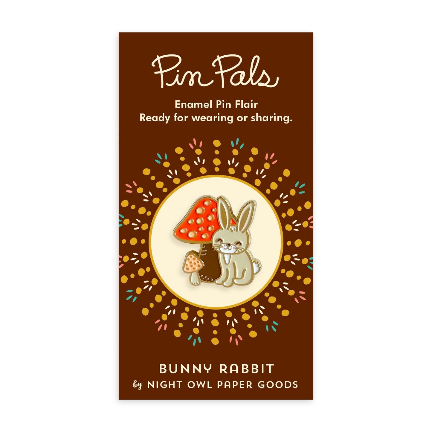 Bunny Rabbit Enamel Pin