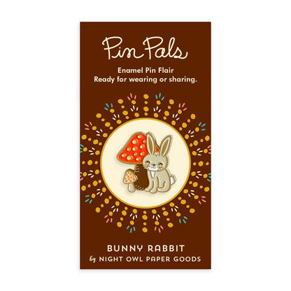 Bunny Rabbit Enamel Pin