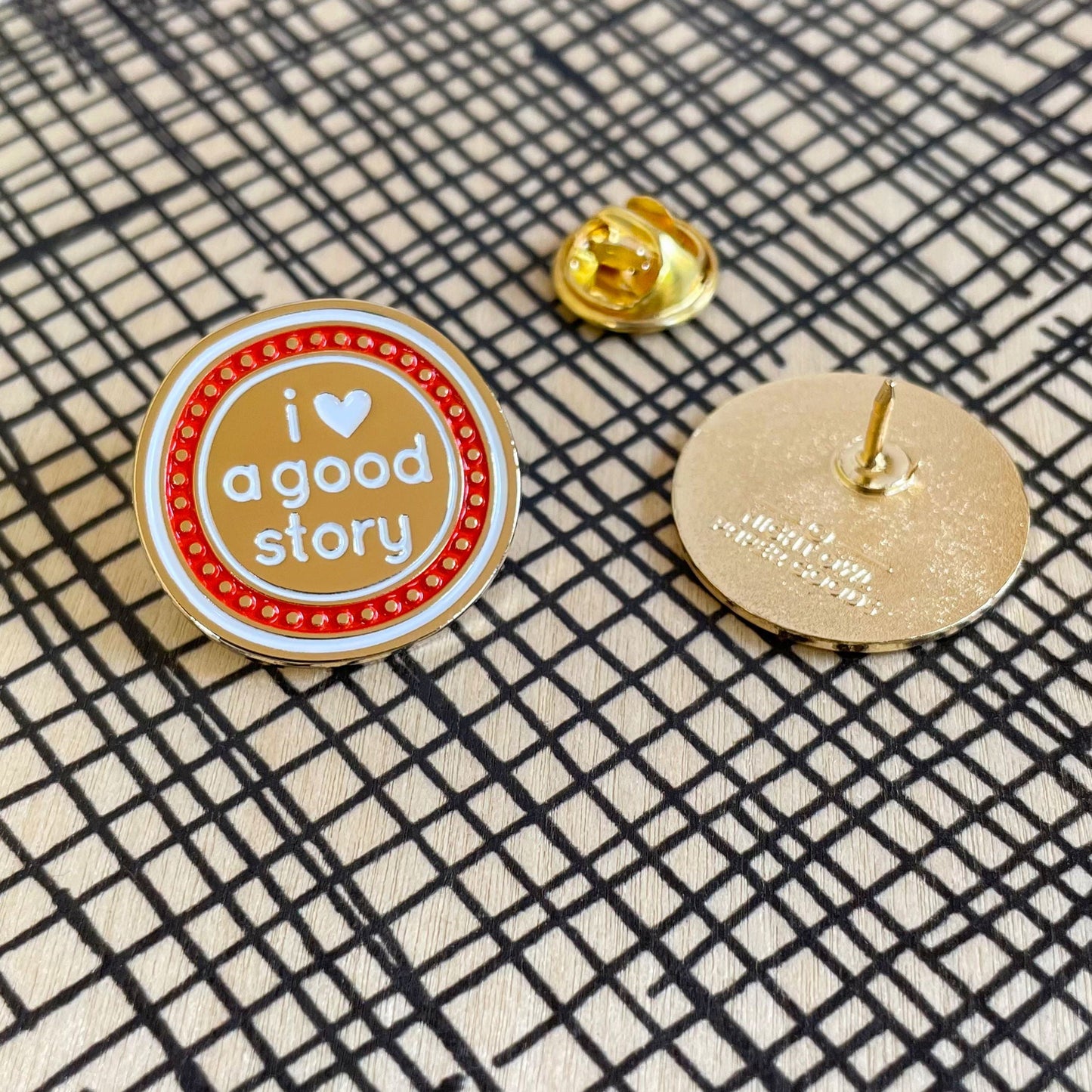 Good Story Enamel Pin