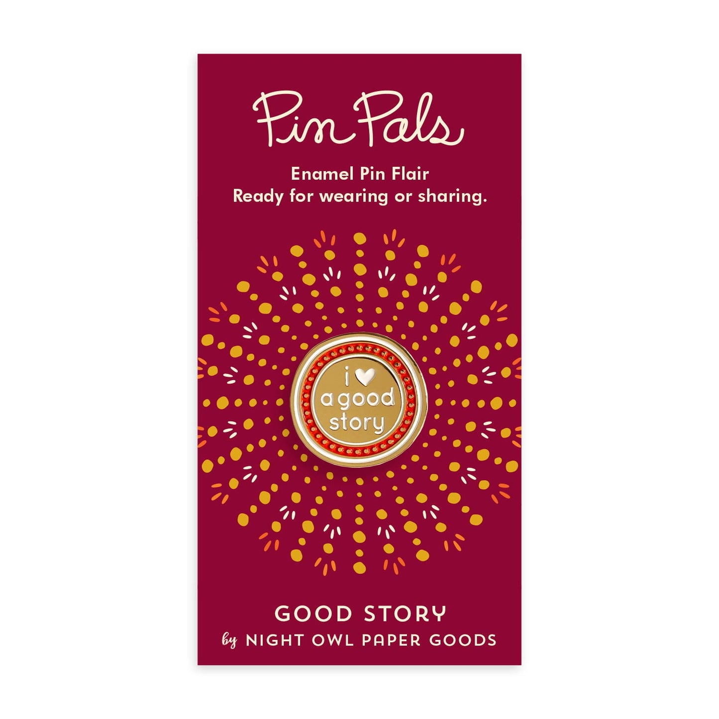 Good Story Enamel Pin